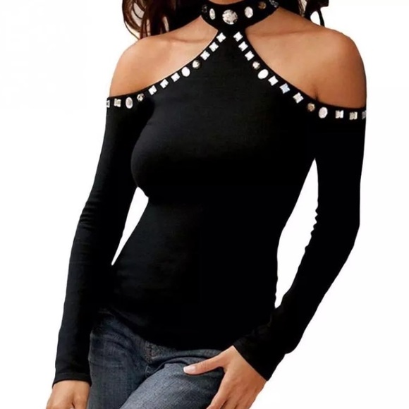 ❇️❤️👁✳️ ♥️COLD SHOULDER TOP GORGEOUS - Picture 5 of 8